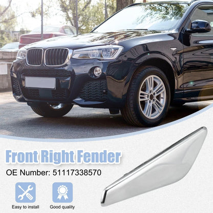 Front Right Fender Side Marker Finisher Trim for BMW X3 X4