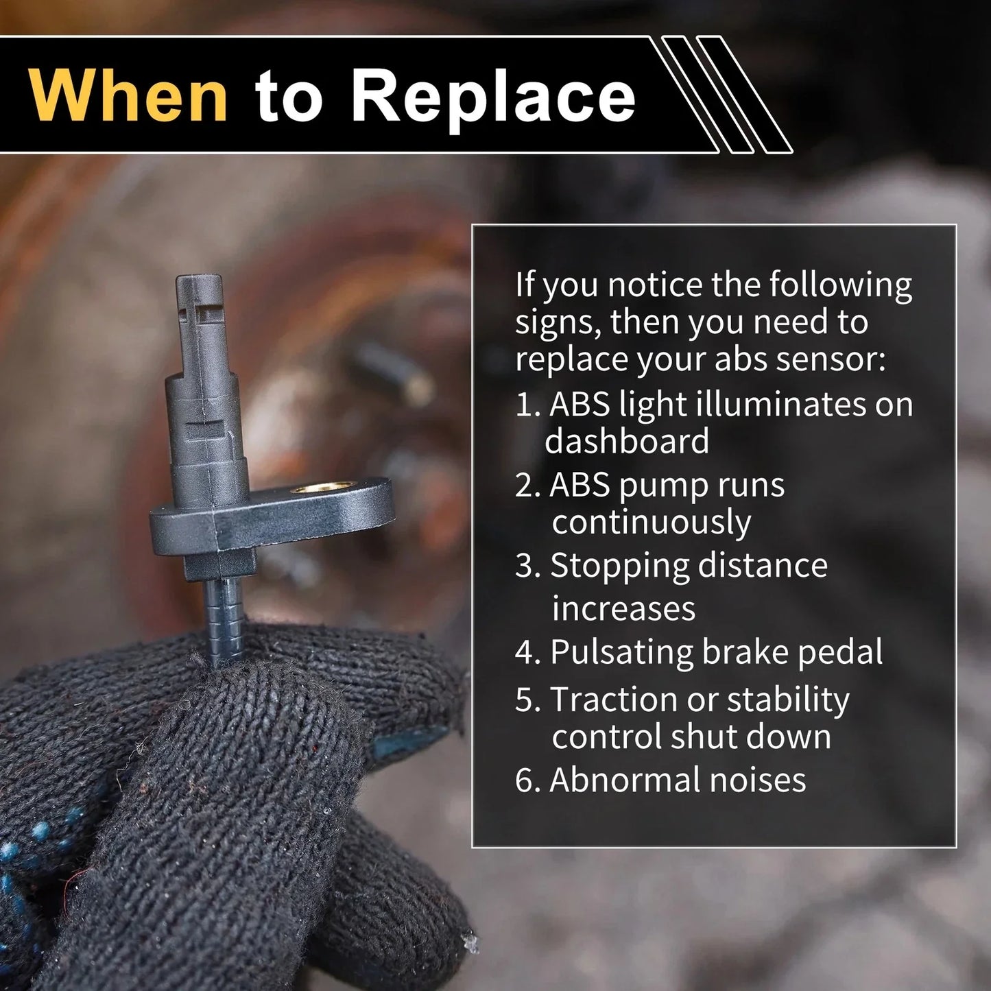 ABS Wheel Speed Sensor for Mercedes-Benz W210 (1995-2002)