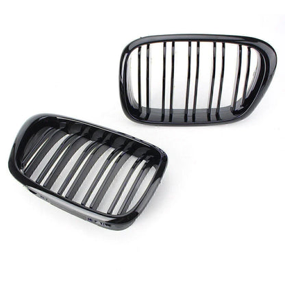 Black Front Upper Bumper Mesh Grille for BMW 5 Series E39 (1995-2004)