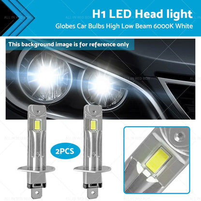 H1 LED Headlight Bulbs 220W 30000LM High Low Beam 6000K for Car