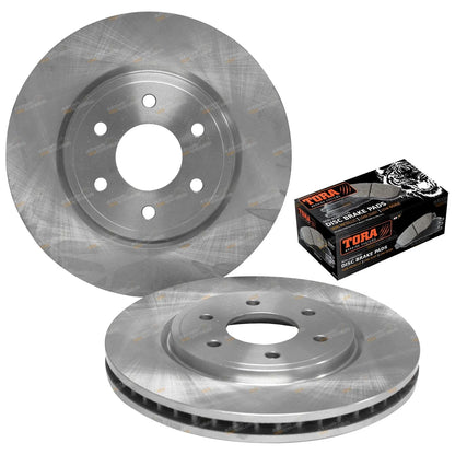 Front Disc Brake Rotors + Pads Set for Pathfinder R51 V6 (2006-2012)