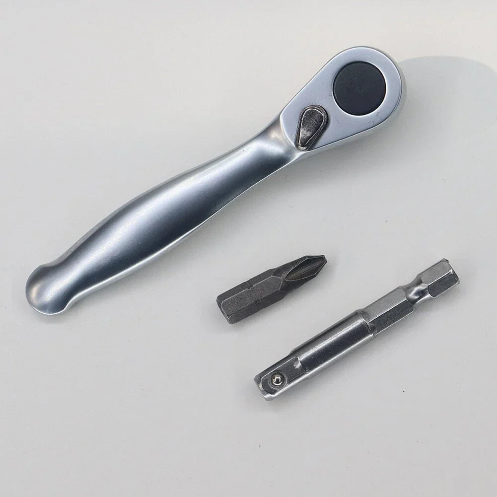 72 Teeth Ratchet Wrench for Hand Tools Screwdriver Handle Small Wrenches