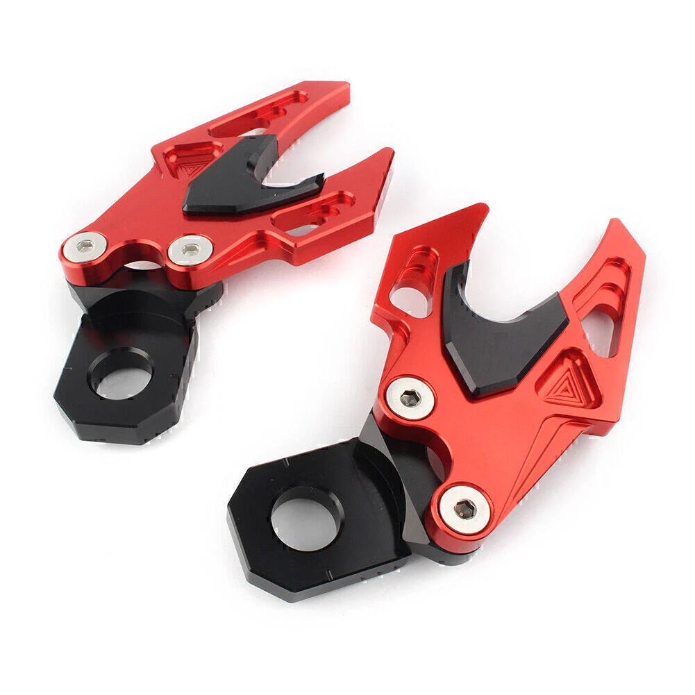 Aluminum Rear Fork Chain Adjuster for Honda CB650F (2014-2018) RED
