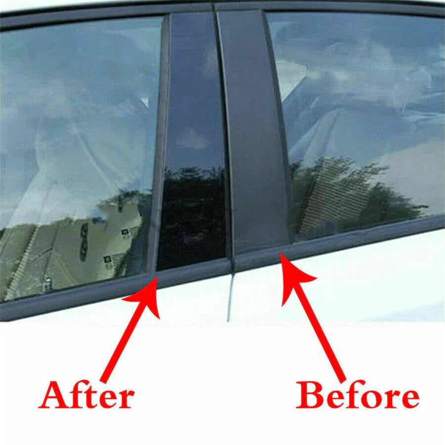 6 x Door Window Molding Trim Covers for Jeep Grand Cherokee (2011-2021)