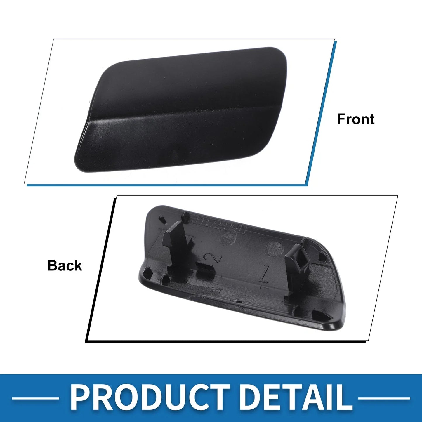 Front Left Side Bumper Washer Nozzle Cover for BMW 640i (2012-2015)