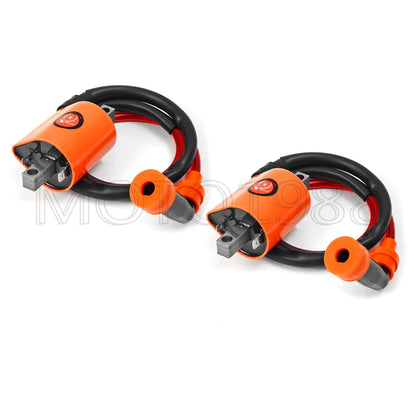 2 x Ignition Coil & Spark Plug for Suzuki INTRUDER VS1400 (1987-2009)
