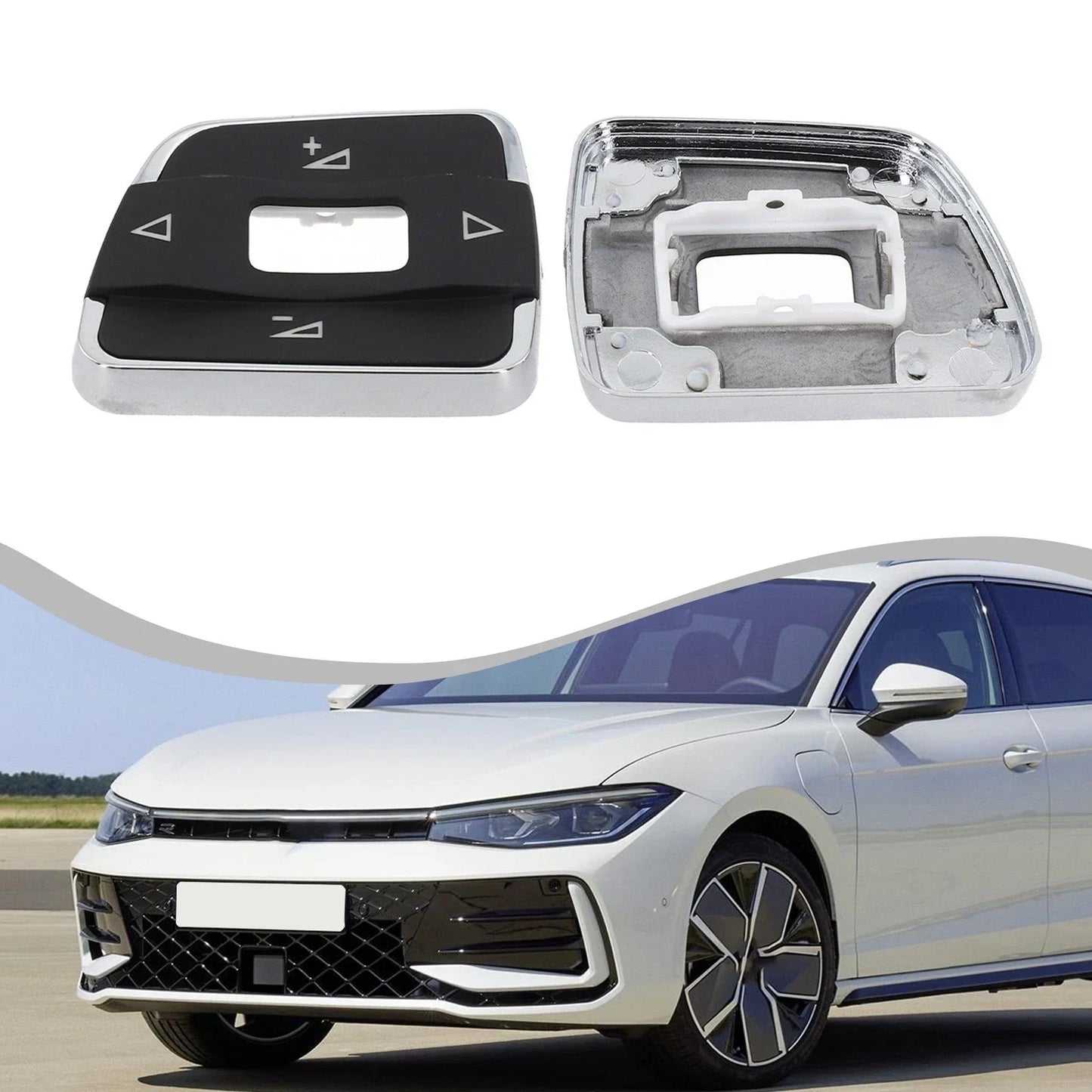 Steering Wheel Volume Switch Button Trim Cover for Passat B7 (2010–2014)