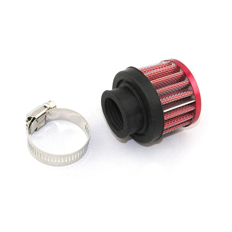 Mini Red Air Filter Inlet / 25mm / Air Filter Inlet for Car, Truck, Motorcycle