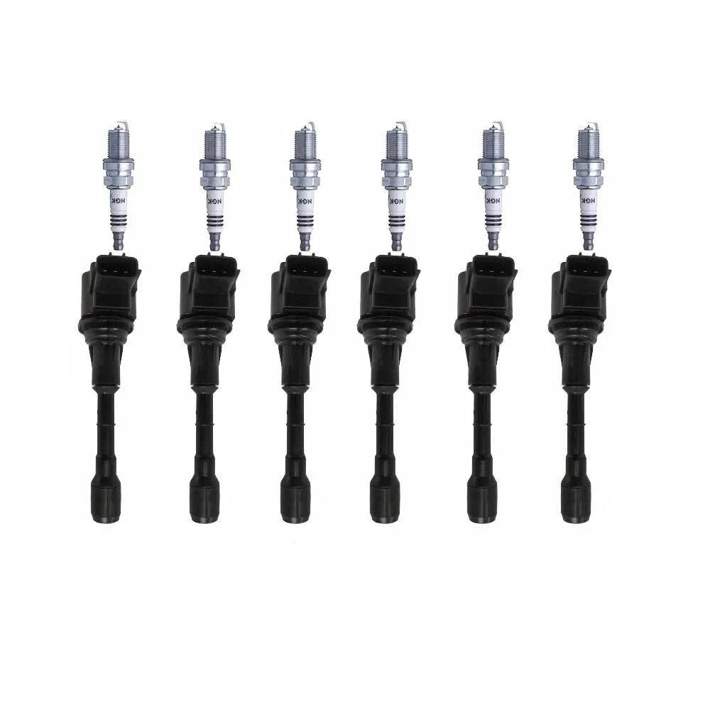 6 x Ignition Coils & 6 x Spark Plugs for Nissan Altima 3.5L VQ35DE (2013-2017)
