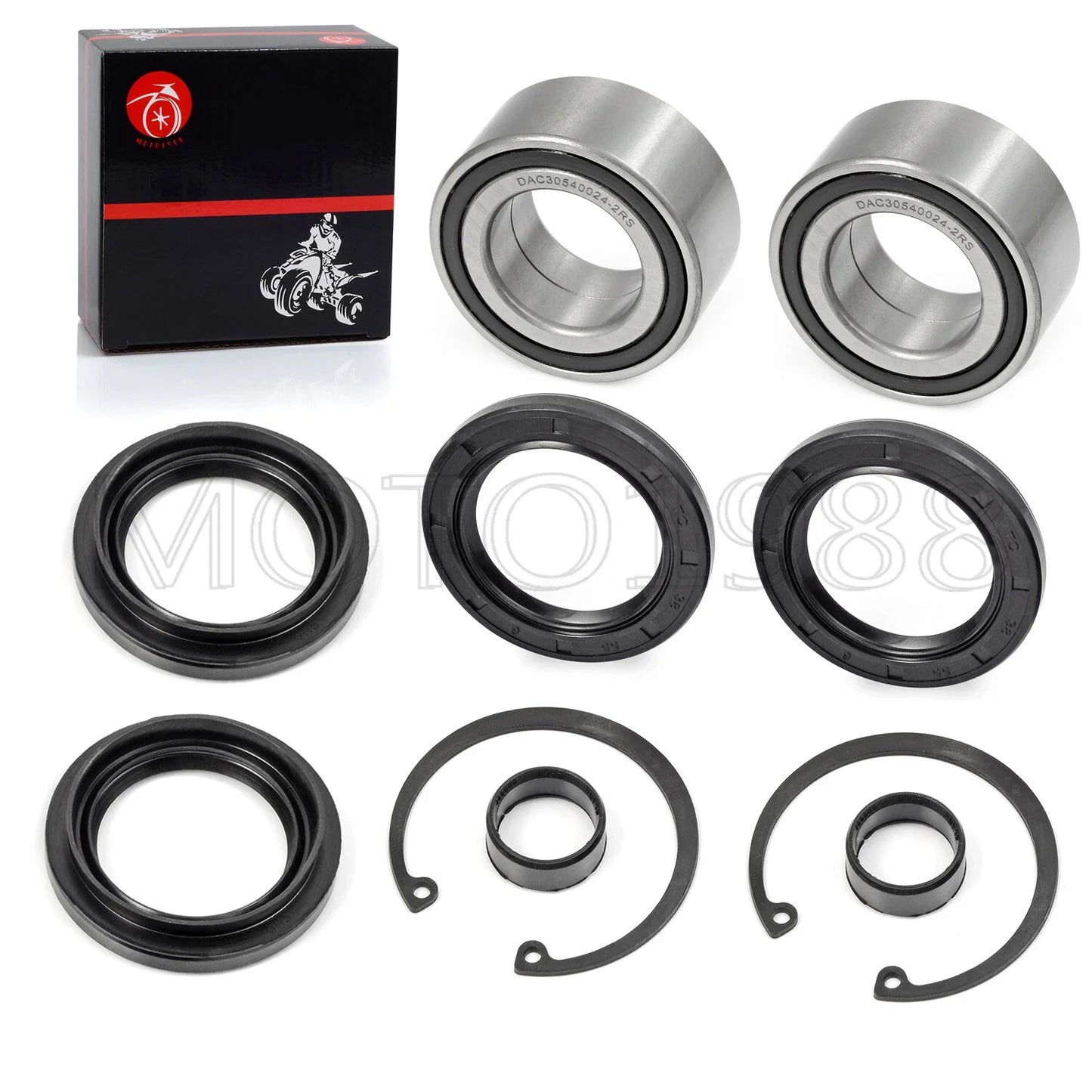 Front Wheel Bearing Seals Kit for Honda Rincon TRX650FA 650FGA 4x4 (2003–2005)
