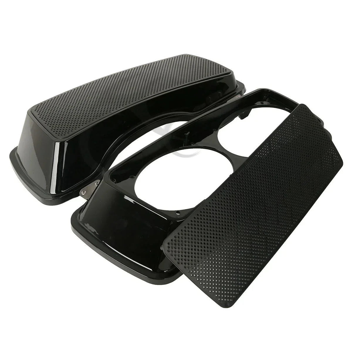 Dual 6x9'' Saddlebag Speaker Lids for Harley Electra Street Road Glide (93-13)