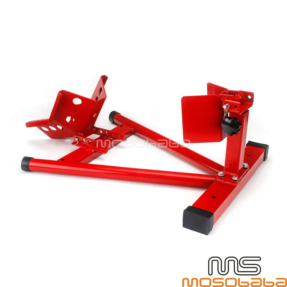 Heavy Duty Front Motorcycle Wheel Chock Stand for 15-20" Tire (15-20)
