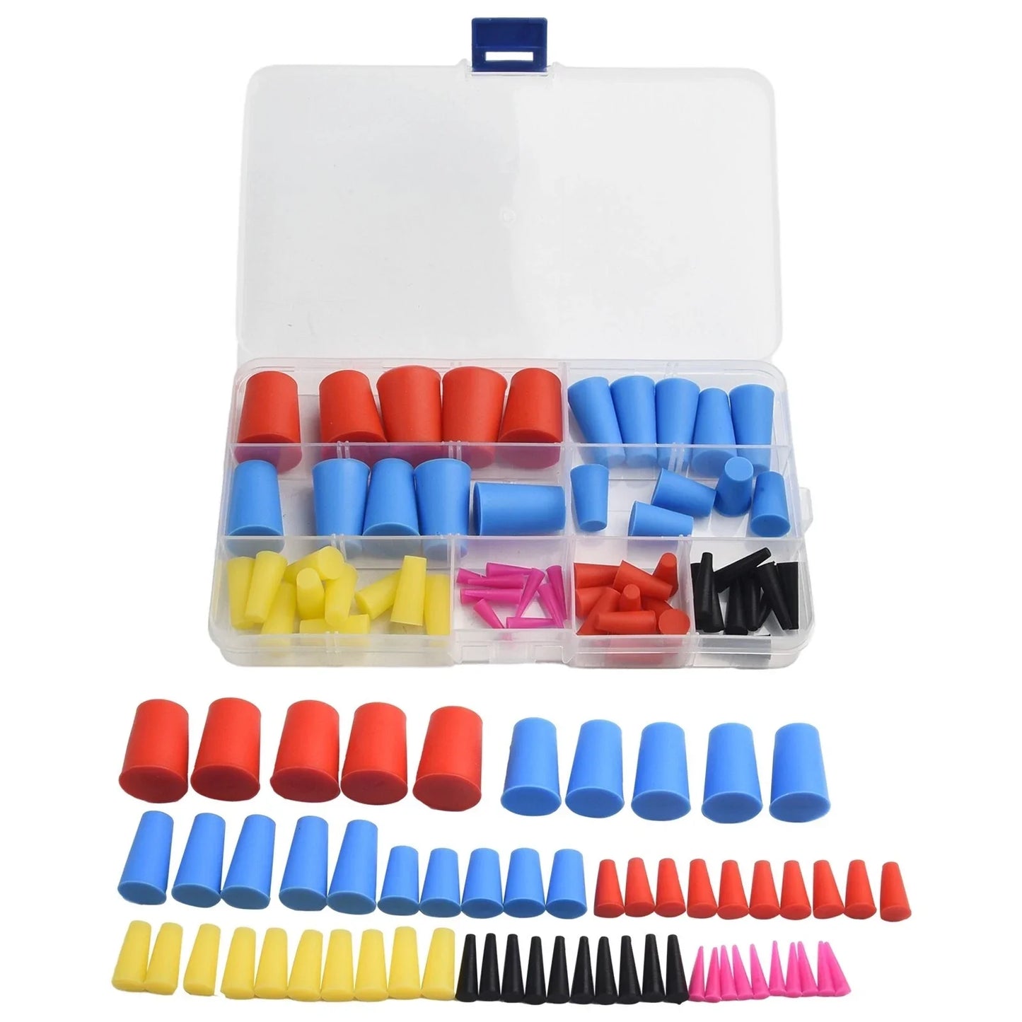 60 x Silicone Cones Assortment for All Applications