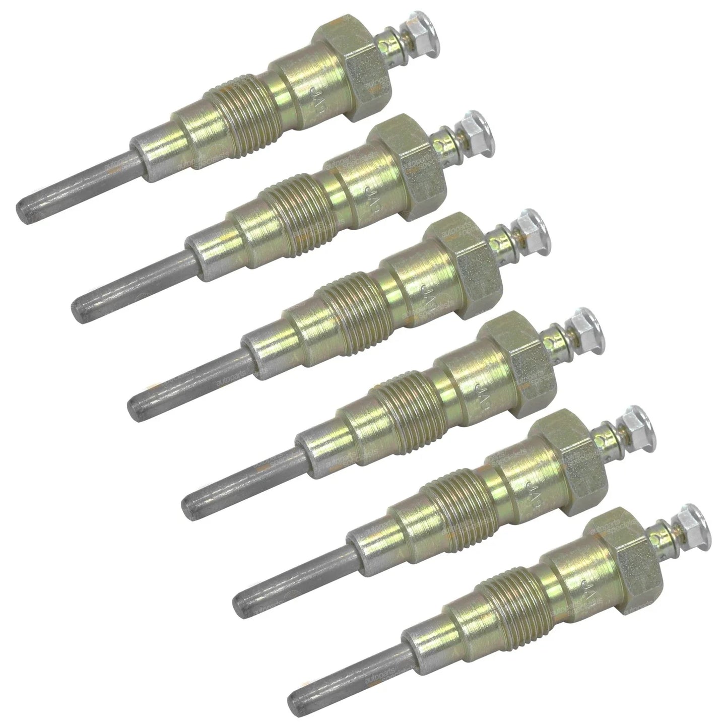 6 Diesel Glow Plugs for Toyota Landcruiser HJ45 (1972–1973)