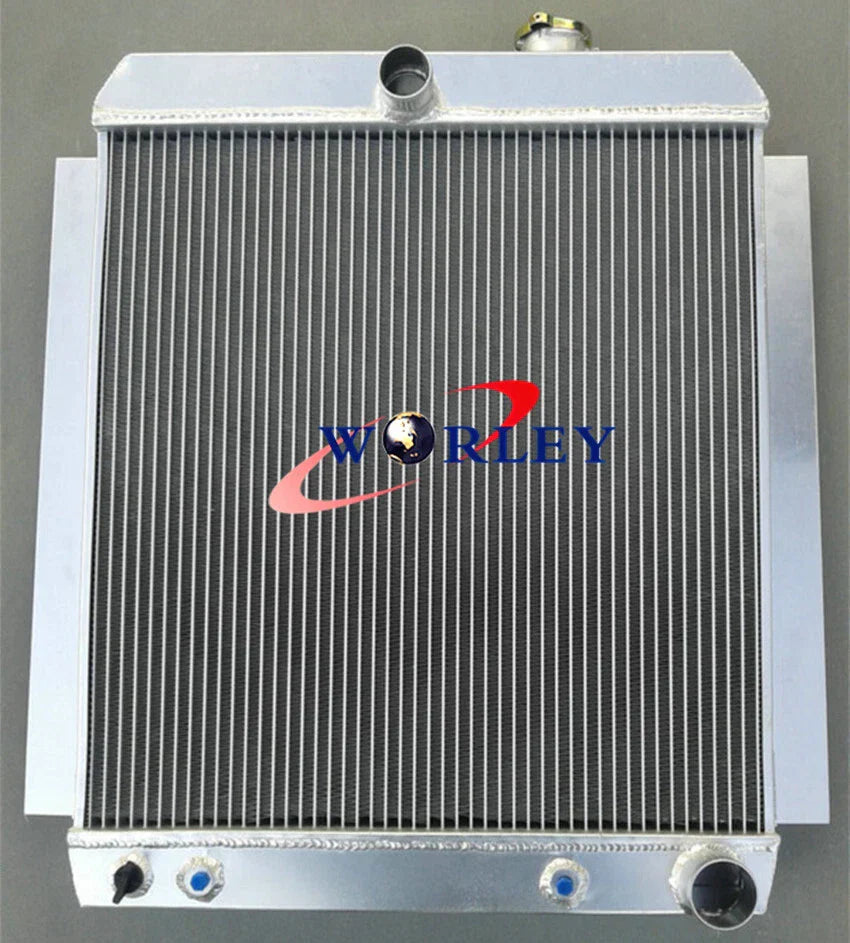 Aluminum Radiator + Fan for 47-54 Chevy Truck Pickup C/K 3100-3900