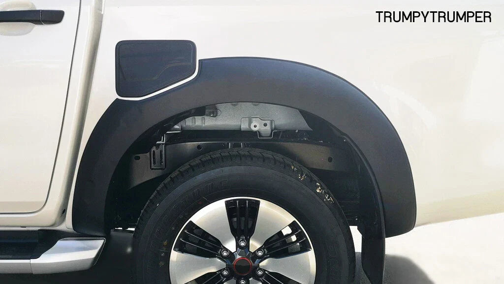 6" Smooth X-Terrain Matte Black Fender Flares for Isuzu D-Max (2020-2022)