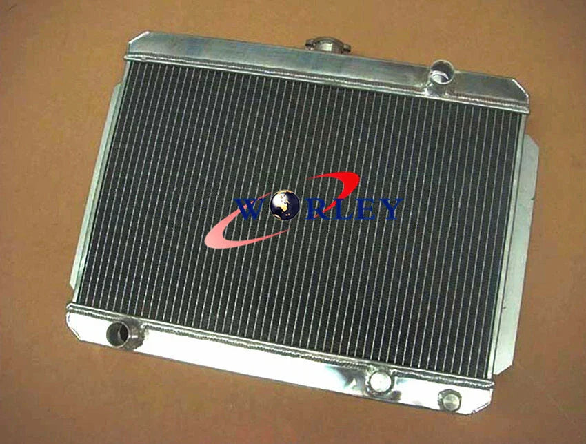 3 Row Aluminum Radiator for Holden Gemini 1975-1986 + Fans