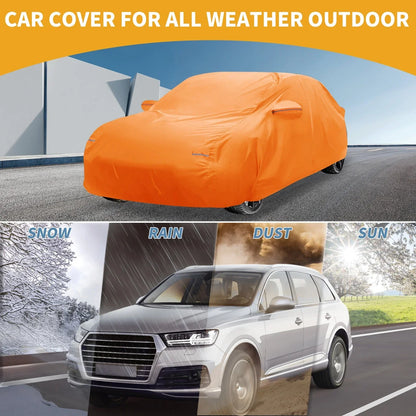 Waterproof All Weather Car Cover for Lexus LS (2018-2023) - 210D-PU, Zipper