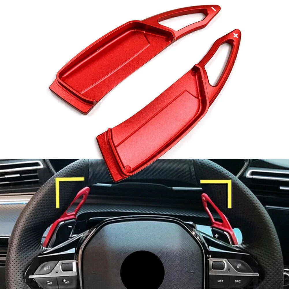 Alu Steering Wheel Paddle Shifter Extensions for Peugeot 3008 5008 GT (2017-2019)