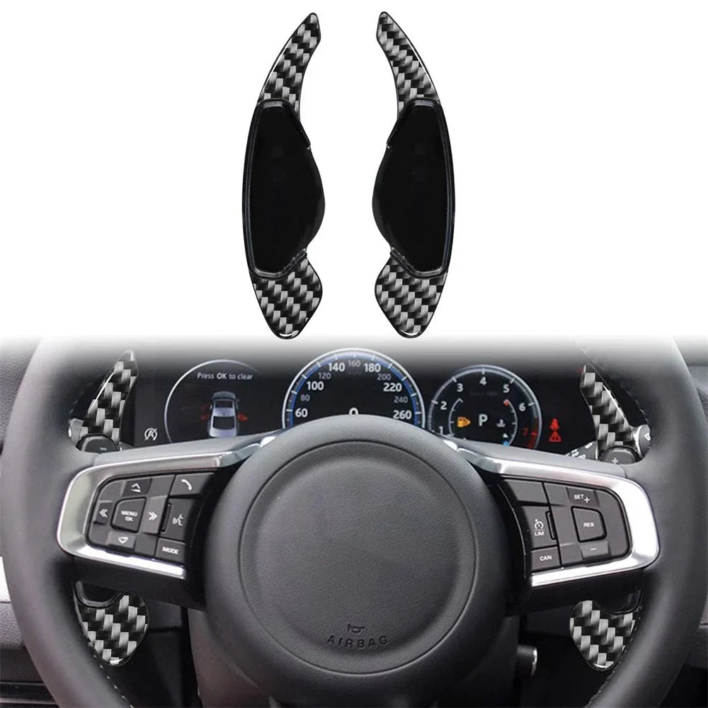 Carbon Fiber Steering Wheel Shift Paddle Shifter for Jaguar XE F-PACE XJ