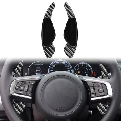 Carbon Fiber Steering Wheel Shift Paddle Shifter for Jaguar XE F-PACE XJ