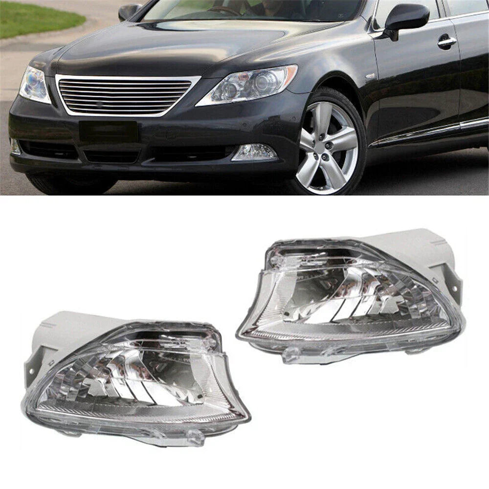 Clear Fog Light Lens for Lexus LS460 LS600h (2007-2017)  LH RH