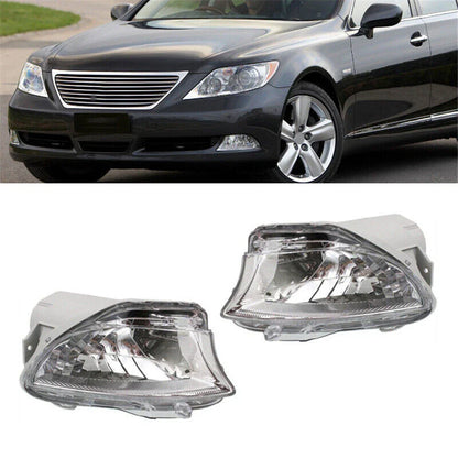 Clear Fog Light Lens for Lexus LS460 LS600h (2007-2017)  LH RH