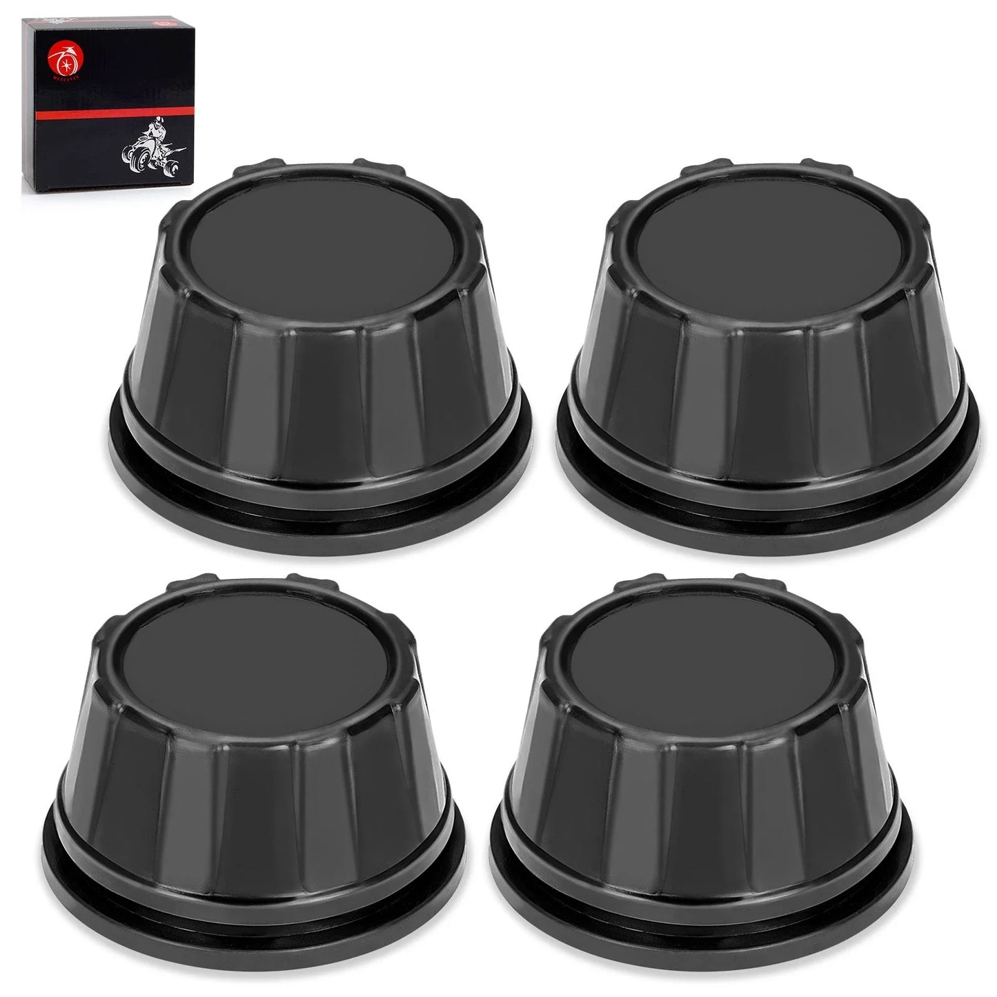 4Pcs Front + Rear Wheel Center Cap for Honda MUV700 Big Red (2009–2013)