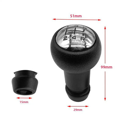 5 Speed Manual Gear Shift Knob for Peugeot 106 107 205 206, Citroen C2 C3 C4 (2000-2014)