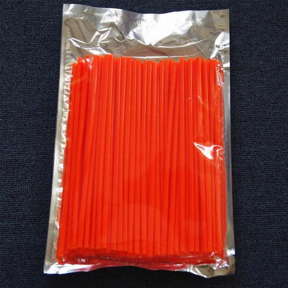 72pcs Orange Wheel Spoke Wraps for Motorcycle Dirt Bike CRF EXC YZF