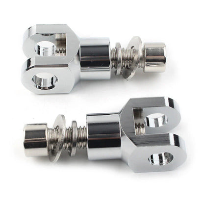 Rear Passenger Foot Pegs Bracket for Harley Softail (2000-2020) Silver