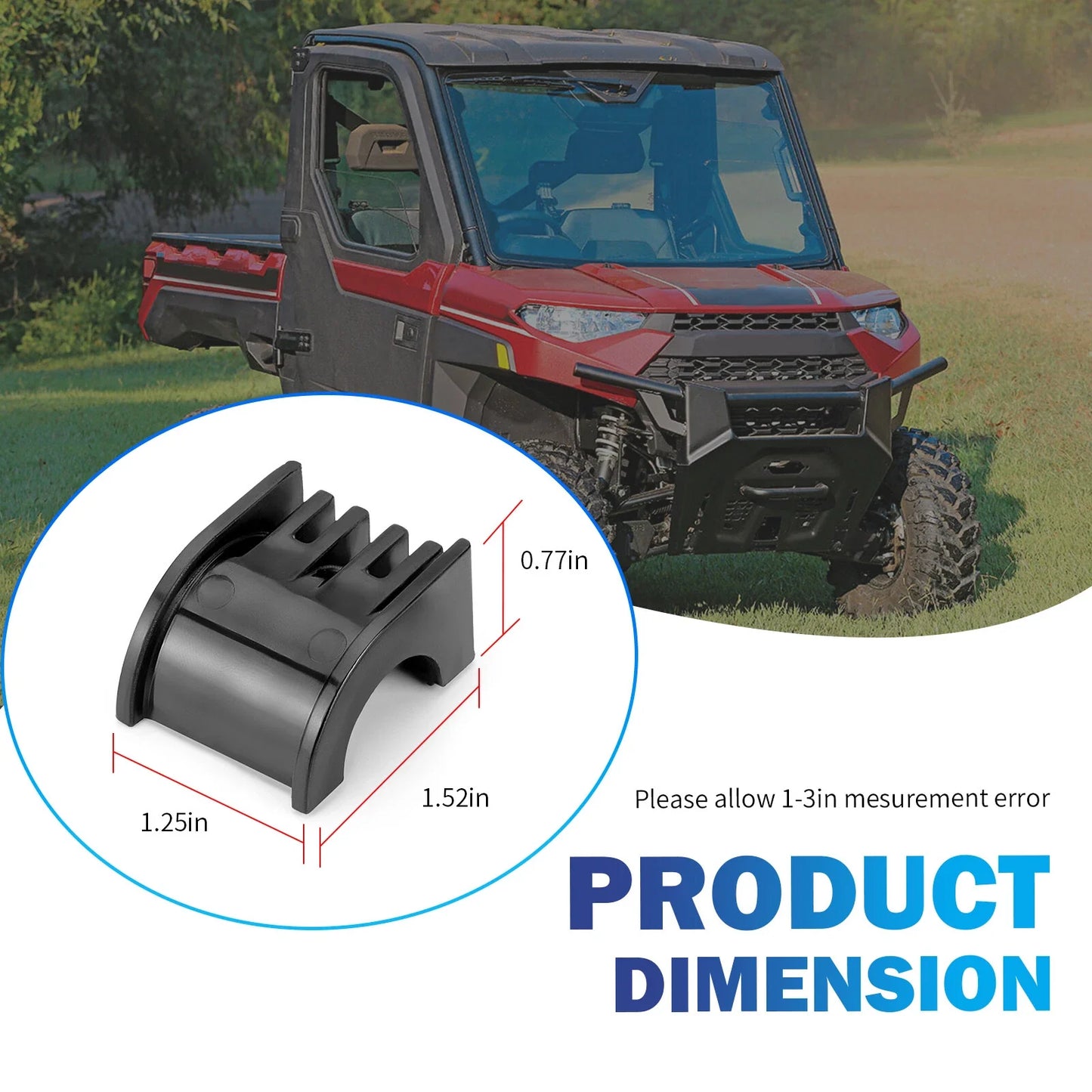 2 x Stabilizer Sway Bar Bushing for Polaris Ranger XP 1000