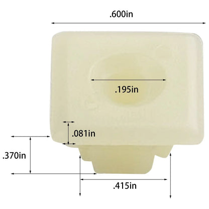 Snap In Fastener Bumper License Plate Nylon for Auto Fasteners
