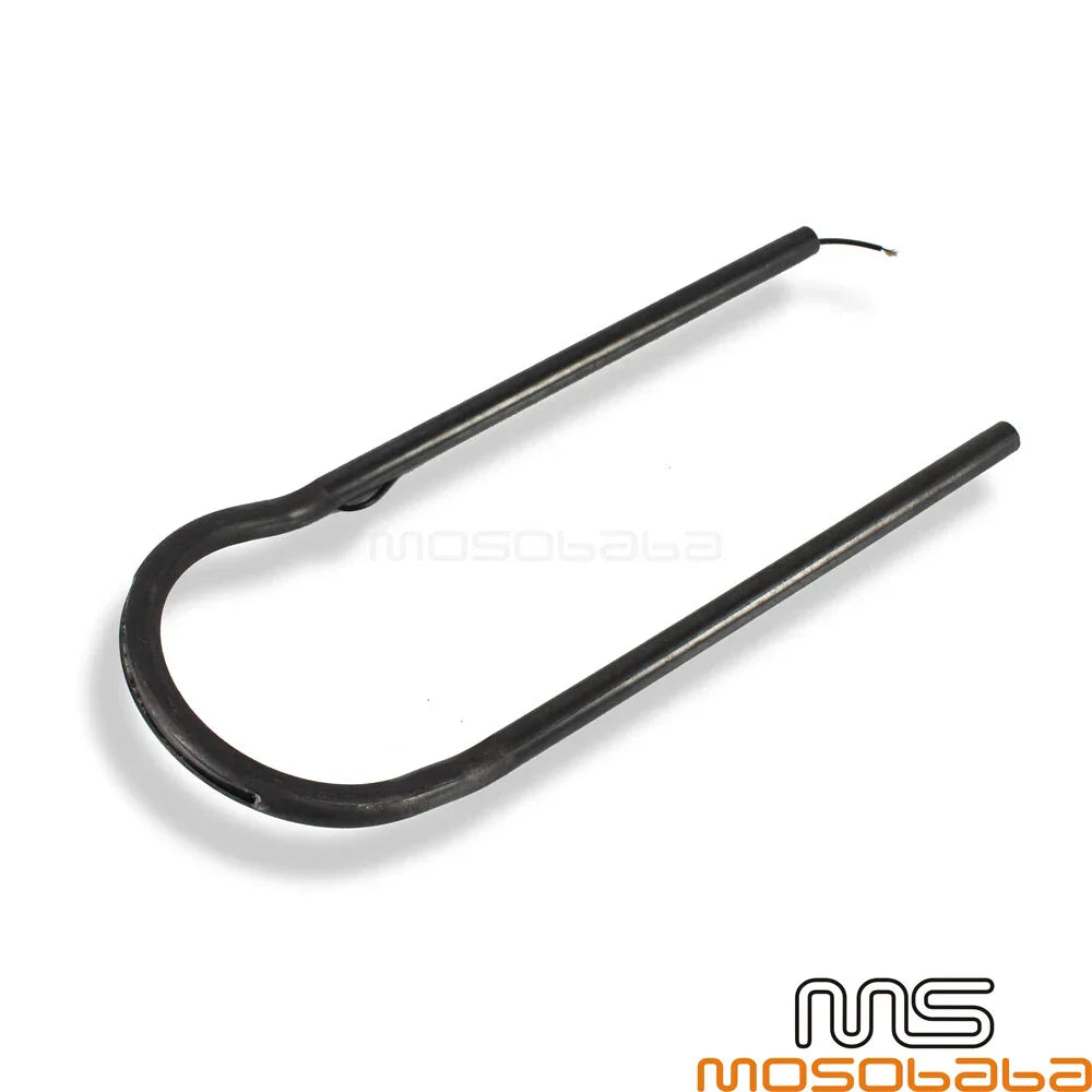 1'' Rear Seat Hoop for Cafe Racer Style Motorcycle w/ LED Brake Light