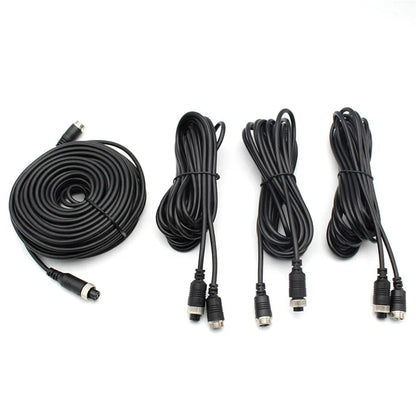 4CH Car DVR Video Recorder + 7" Monitor + 4 Night Vision Cameras for Truck Van Bus