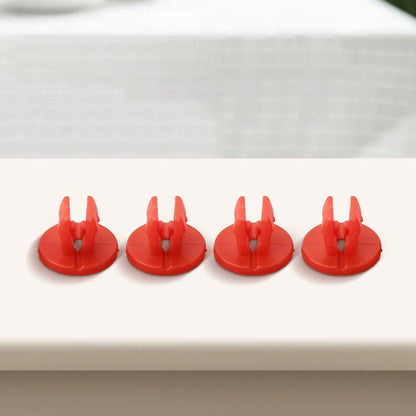 30 x Red Underbody Shield Nuts for Ford