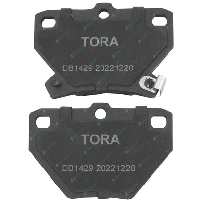 Rear Ceramic Brake Pad Set for Toyota Celica ZZT231R 1999-2005 4cyl 1.8L 2ZZ-GE