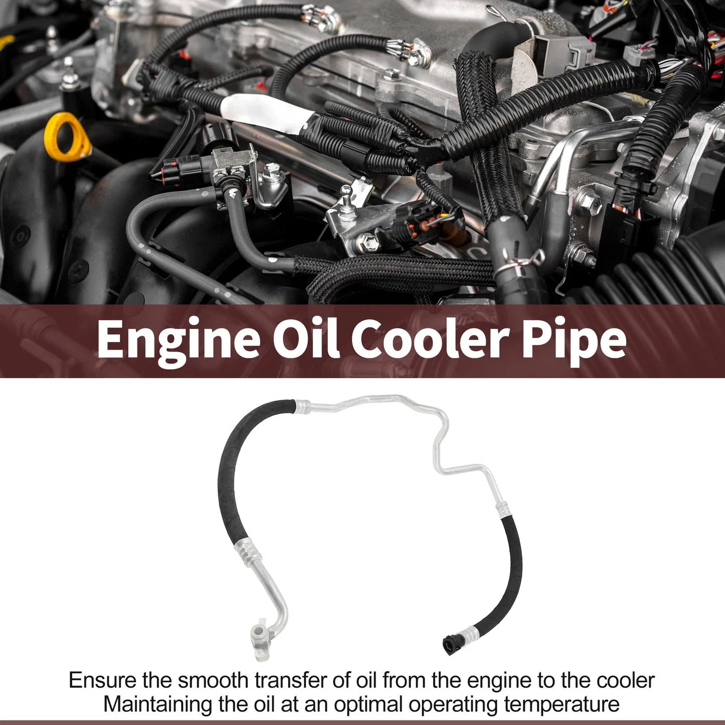 Inlet Engine Oil Cooler Tube for BMW 535i F10 (2009-2009)