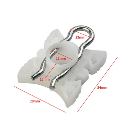 4 Pcs Window Regulator Sliding Pivot Clips for BMW E32 E34 E36 E92 E93 (1982-2013)