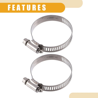 Engine Coolant Hose Fitting with Clamp for BMW 330i Black