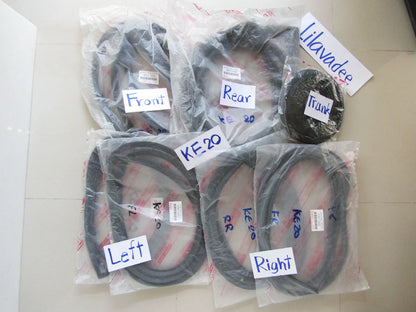 Weatherstrip Rubber Seal Set for Toyota Corolla KE20 (1970-1979) - 7 pcs
