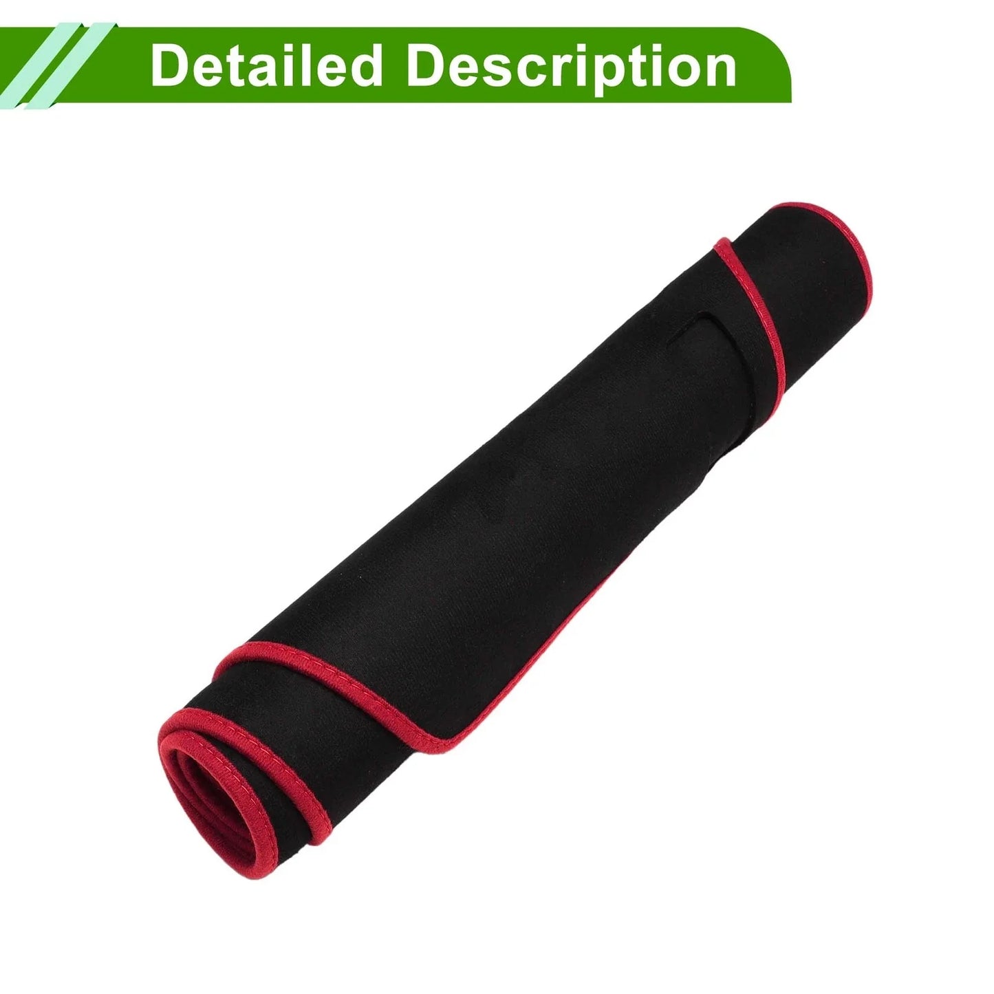 Dashboard Dash Cover Mat for BMW X3 (2011-2017) Sun Protector Pad Black Red