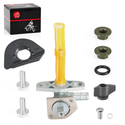 Fuel Valve Petcock & Fuel Mark Plate for Honda TRX450R TRX450ER (2004–2007)