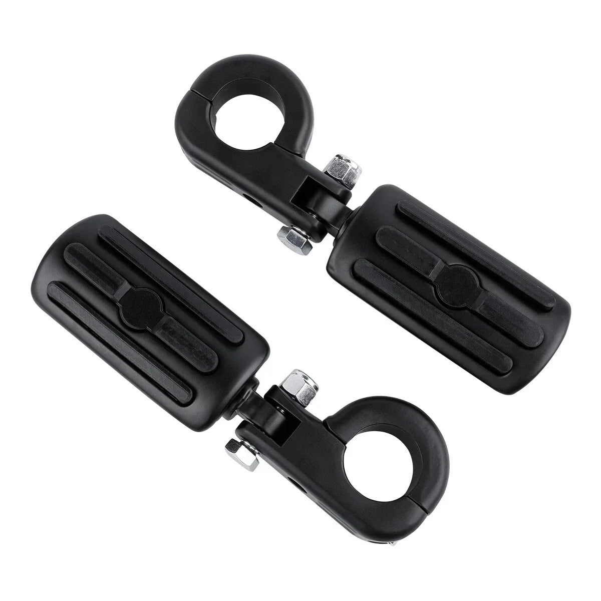 1-1/4" Highway Bar Foot Pegs Clamps for Harley Touring Electra Road Glide (2009-2023)