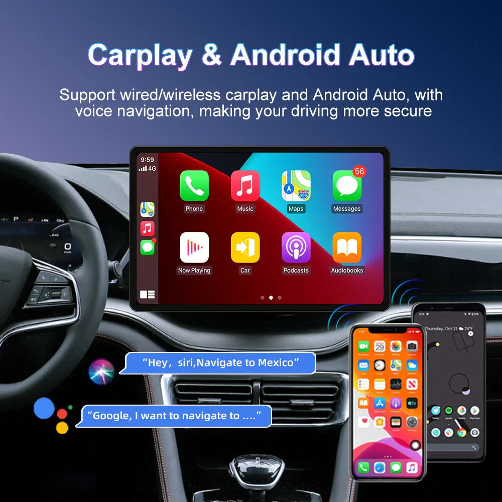 13.3" Apple CarPlay Android Auto Head Unit for Isuzu D-Max (2012-2022)