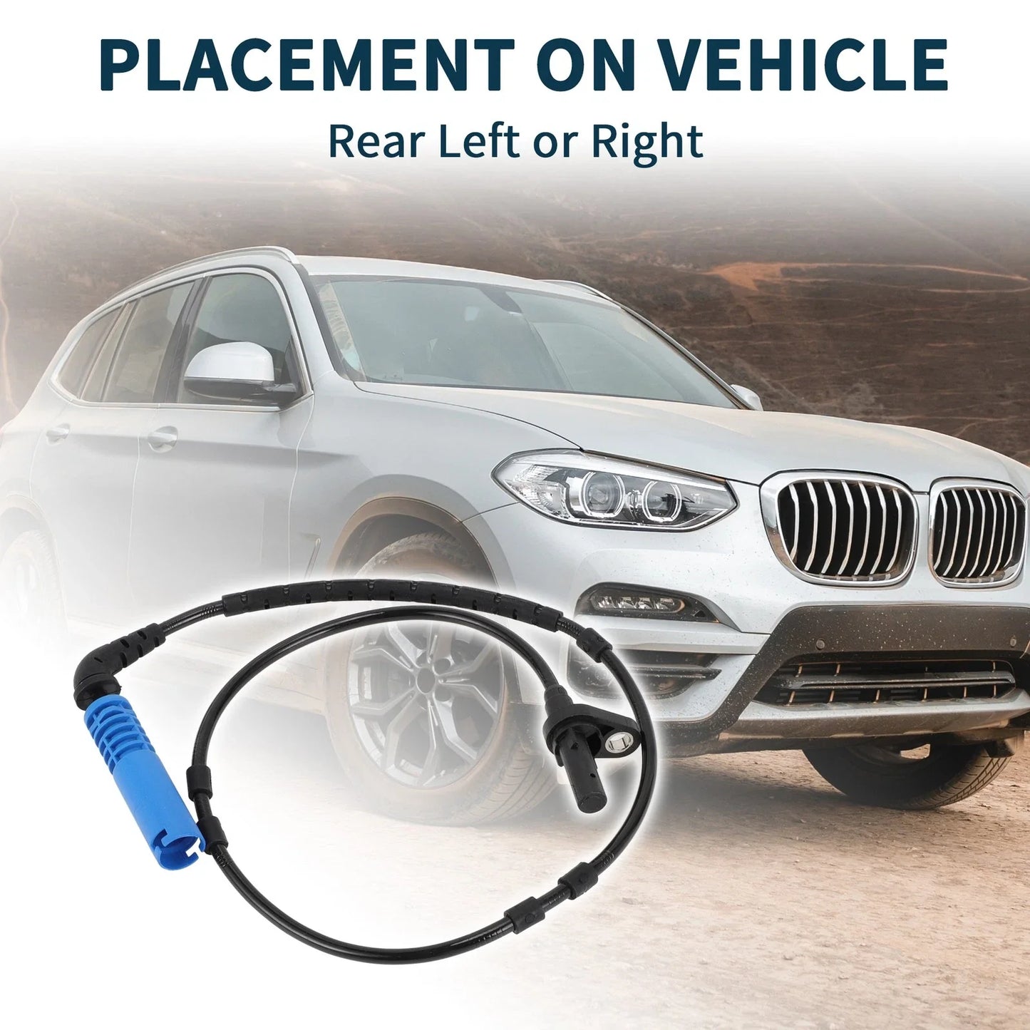 ABS Wheel Speed Sensor Rear Left/Right for BMW X3 (2004-2010)