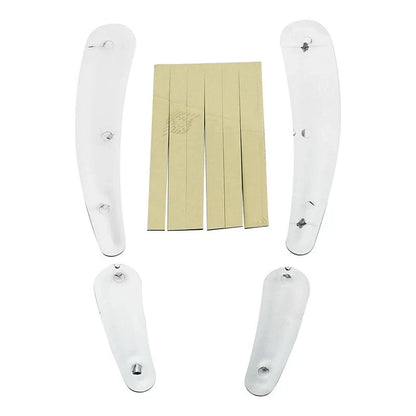 4x Chrome Swingarm Frame Inserts for Harley Softail FLSTF FLSTN (2008 - 2017)