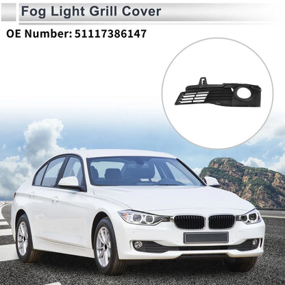 1 Pc Front Left Fog Light Grill for BMW 3 Series (2015-2019)