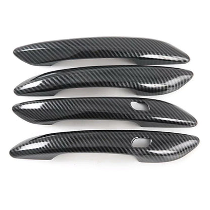 4pcs Carbon Fiber Exterior Side Door Handle Covers for Hyundai Elantra (2021)