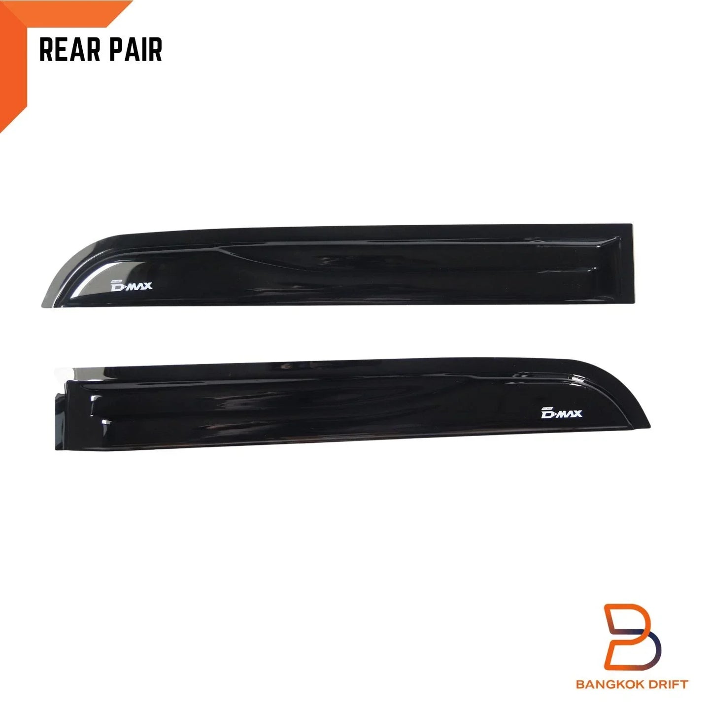 Weather Shield Window Visor Rain Guard for Isuzu D-Max 2020-2023 Dual Cab